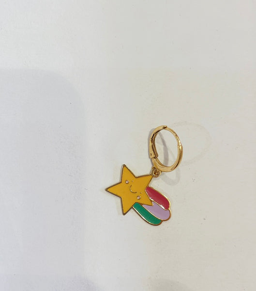 Mono orecchino vari soggetti principessa glam funny charms