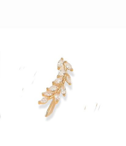 Mono earcuff  foglia