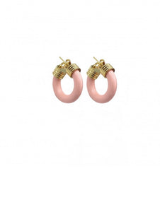 Mono orecchino hoops resina botteguccia 2,5 cm