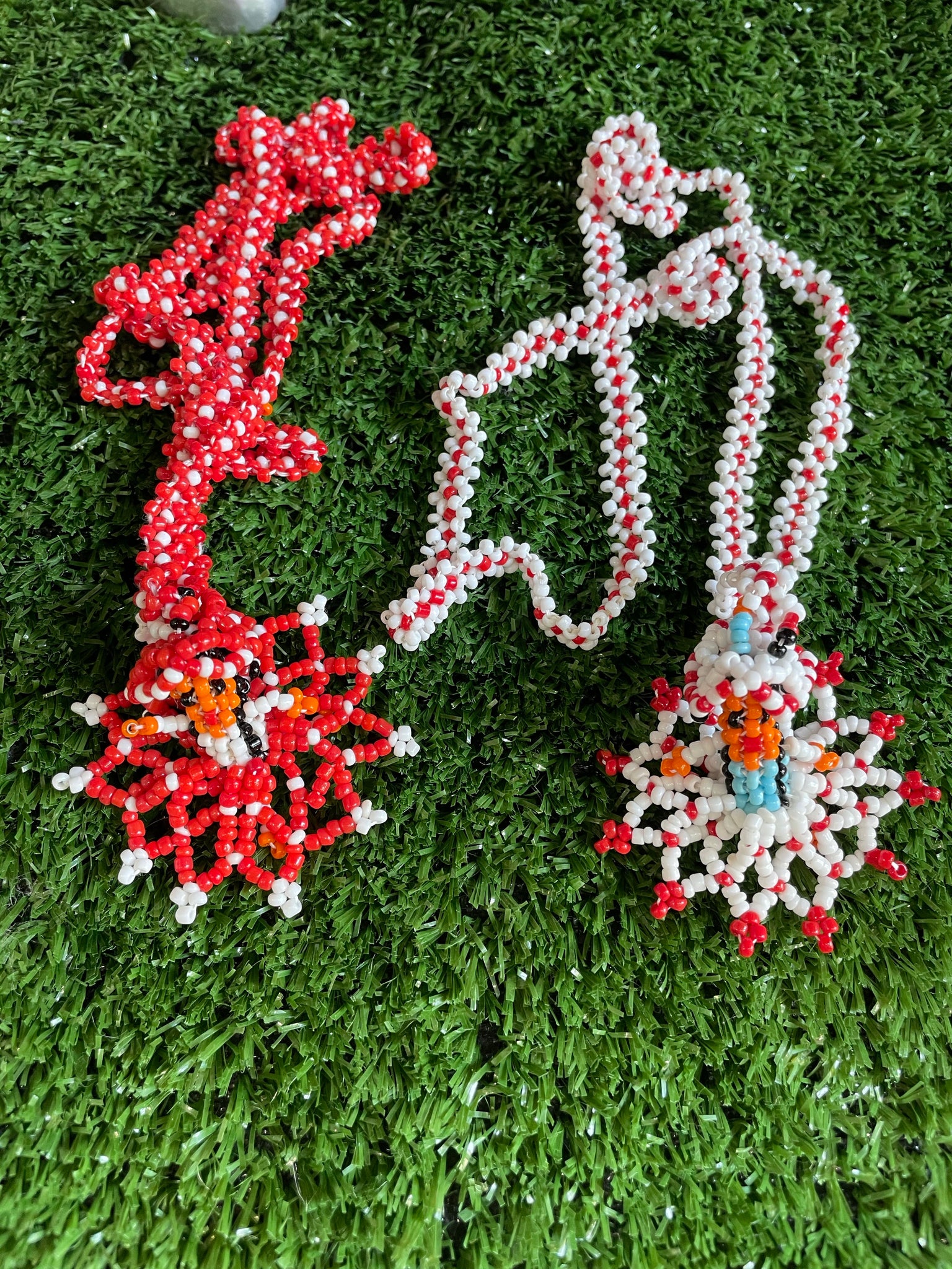 Collana Artigianale Con Bambolina In Resina E Capelli Veri | Gioiello Originale Con Vestito A Pois
