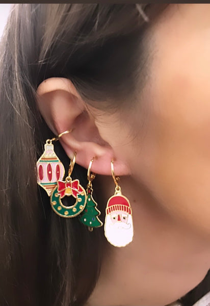Mono orecchino Christmas Edition Natale  principessa glam