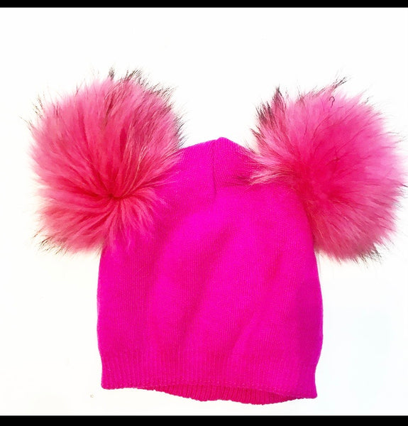 Cappello doppio Ponpon