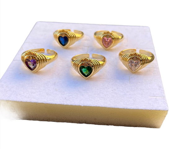 Anello regolabile cuore sacro sailor moon