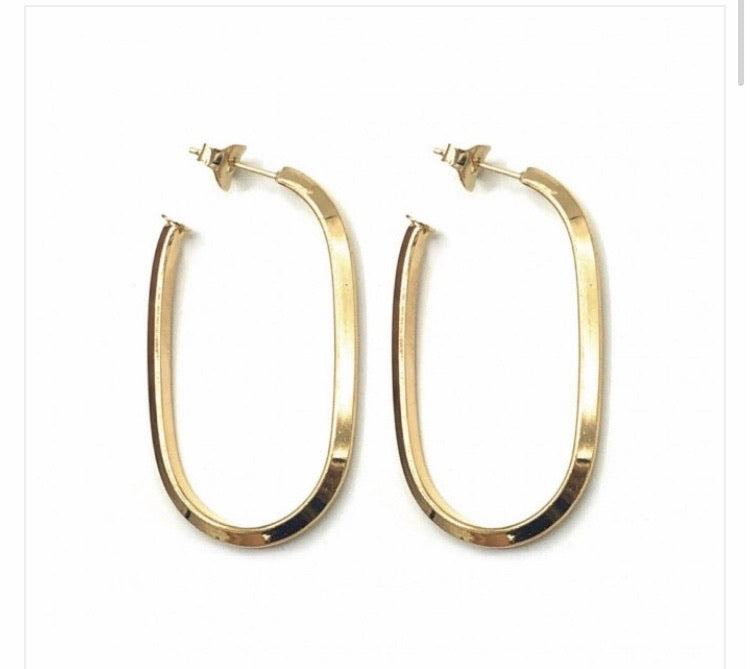 Mono orecchino Iside oval 4,5 cm botteguccia