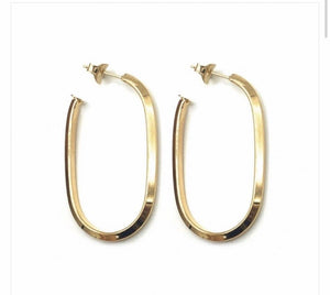 Mono orecchino Iside oval 4,5 cm botteguccia