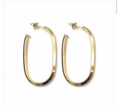 Mono orecchino Iside oval 4,5 cm botteguccia