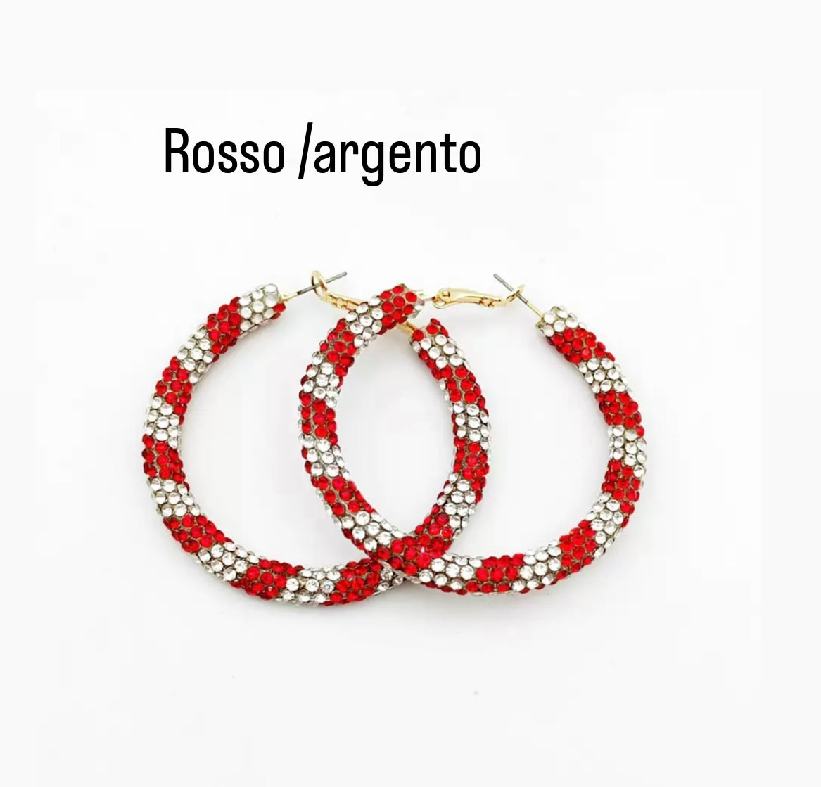 Coppia orecchini bling bling fantasia vari colori