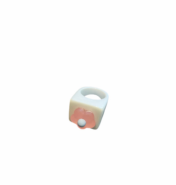 Anello resina fiore l’anello sceglie dove andare
