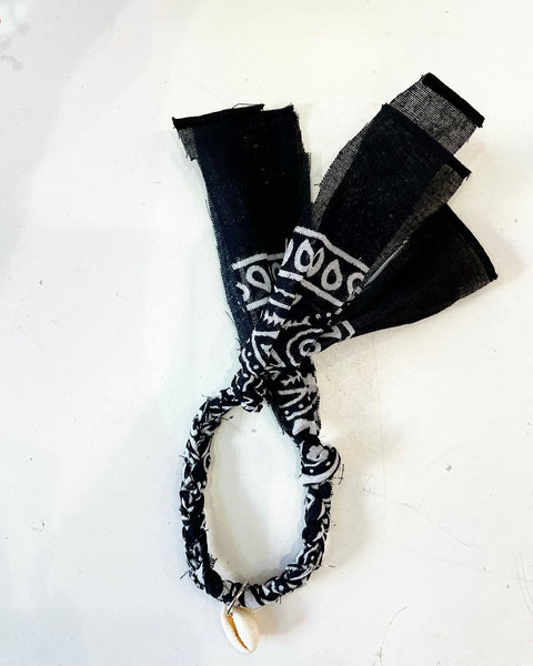 Bracciale cavigliera bandana treccia