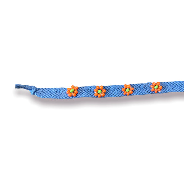 Bracciale cavigliera friendship con fiorellini