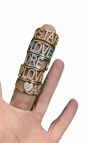 Anello regolabile  fascia frase