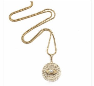Collana Botteguccia Olivia con occhio