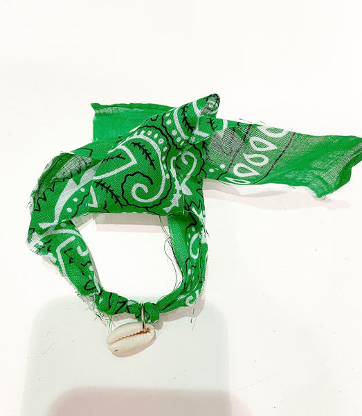 Cavigliera bracciale bandana e conchiglia
