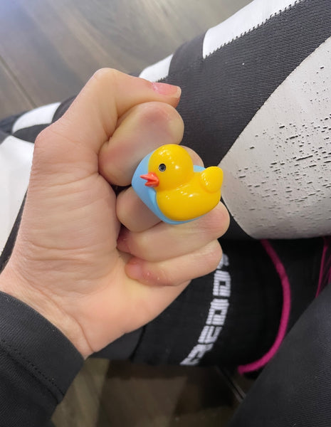 Anello resina cuore  paperella