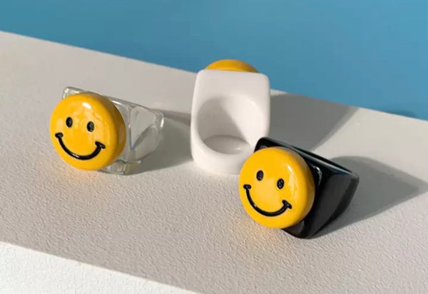 Anello smile emoticons l’anello sceglie dove andare