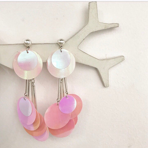 Orecchini paillettes