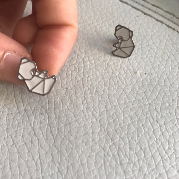 Orecchini orsetto origami principessa Glam