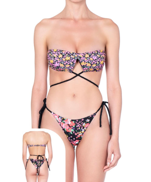 Bikini mefui fascia e slip regolabile rife