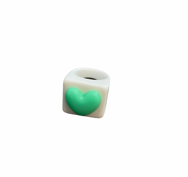 Anello resina cuore l’anello sceglie dove andare
