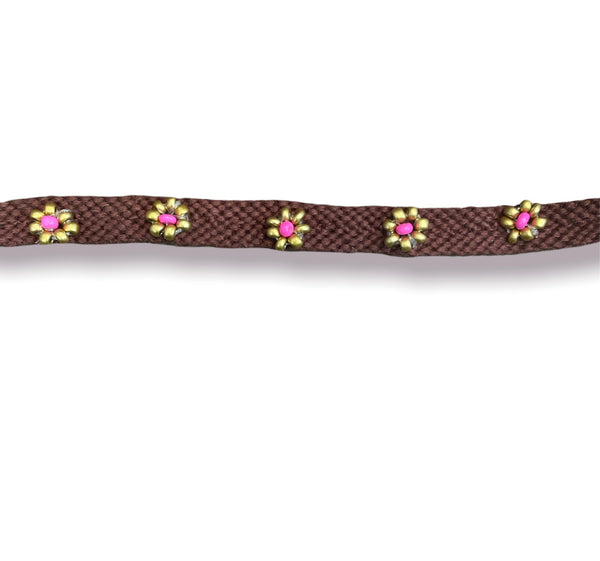 Bracciale cavigliera friendship con fiorellini