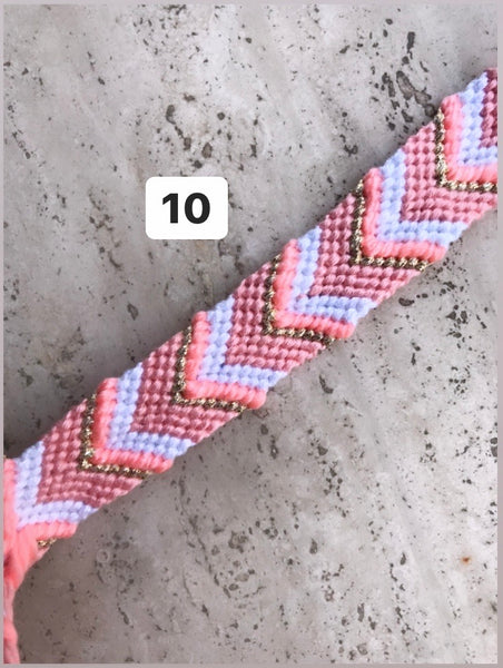 Bracciale  cavigliera filo colorato friendship handmade