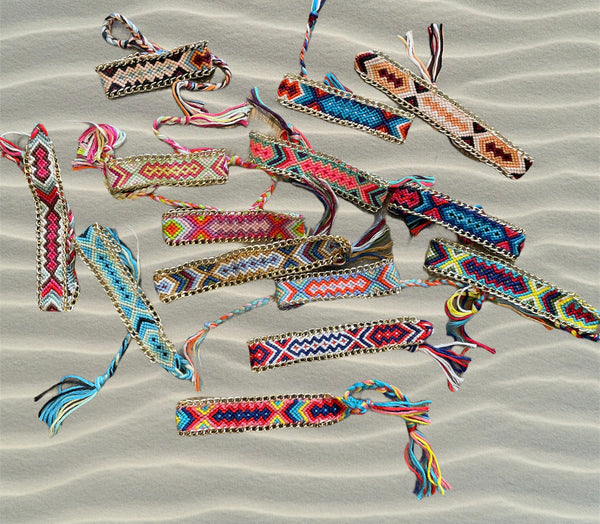Bracciale cavigliera friendship con catena groumette