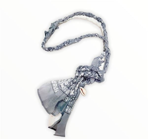 Collana cintura bandana  con conchiglia vari colori