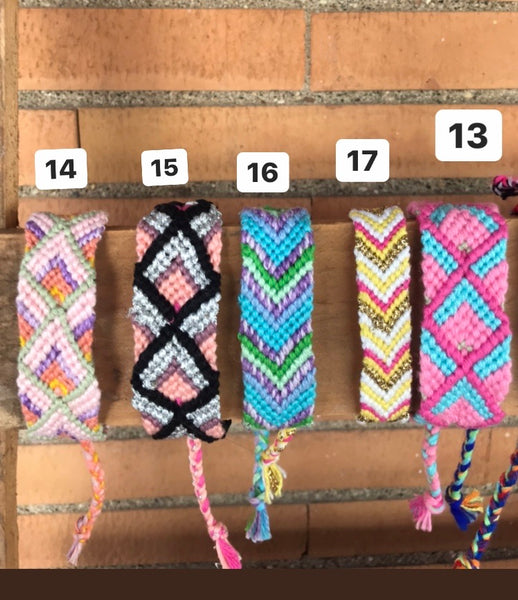 Bracciale  cavigliera filo colorato friendship handmade
