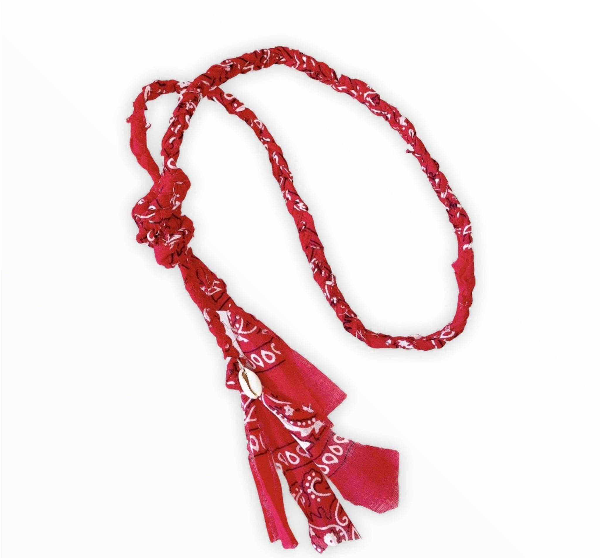 Collana cintura bandana  con conchiglia vari colori