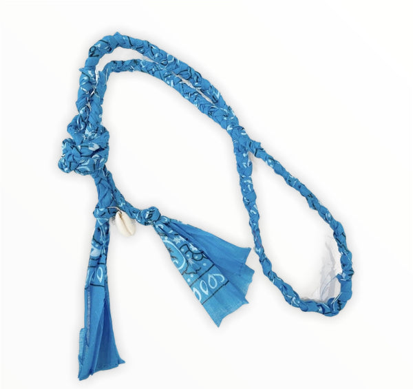 Collana cintura bandana  con conchiglia vari colori