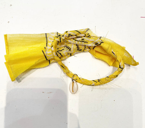 Bracciale cavigliera bandana treccia