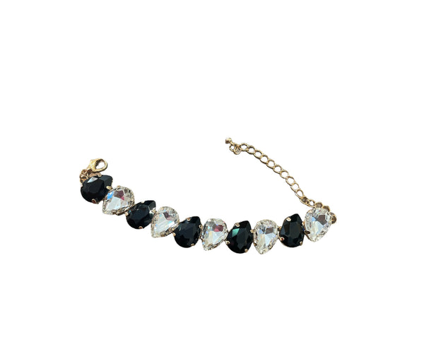 Bracciale  vari colori maxi tennis goccia bling bling