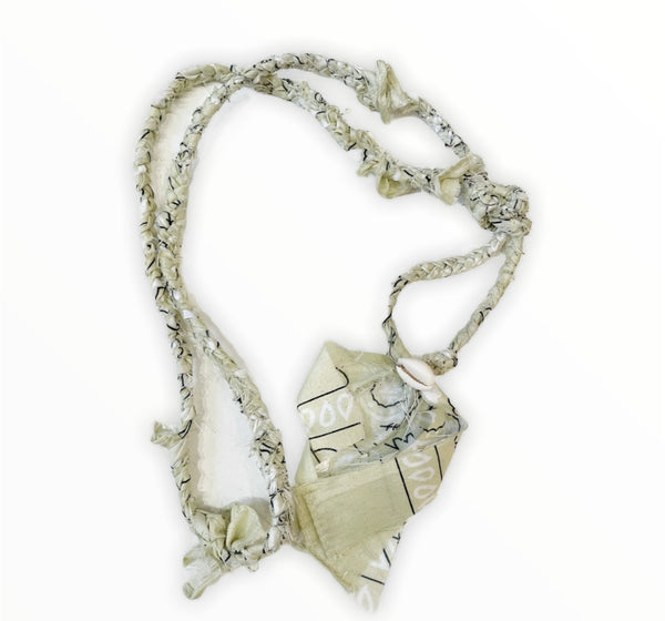 Collana cintura bandana  con conchiglia vari colori