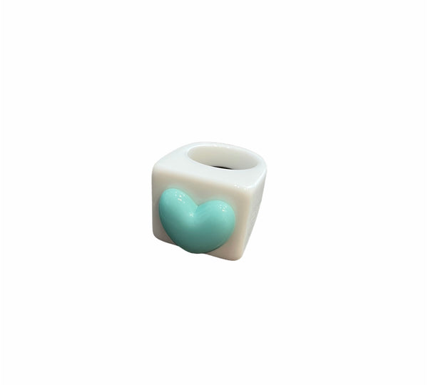 Anello resina cuore l’anello sceglie dove andare