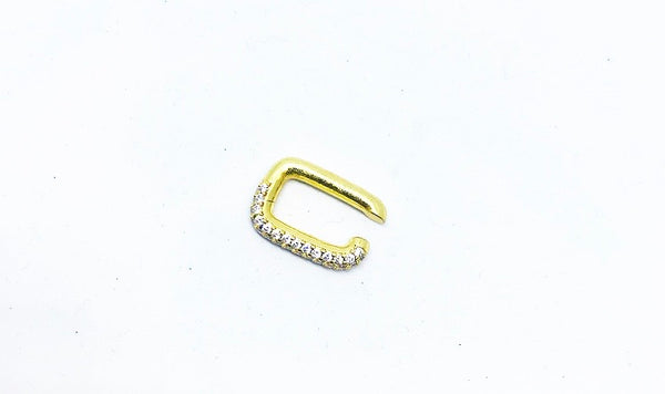 Earcuff orecchino no buco ovale