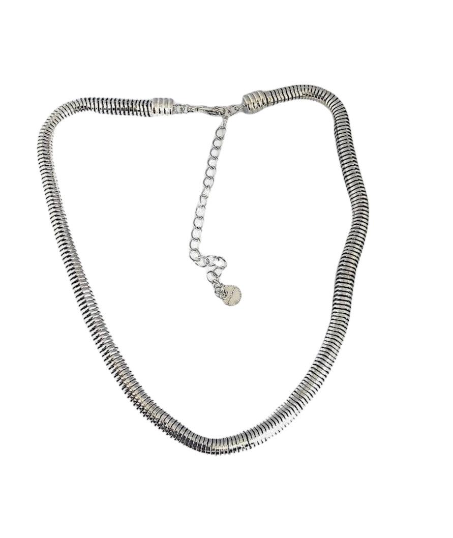 Collana botteguccia snake tubolare modello lungo o corto
