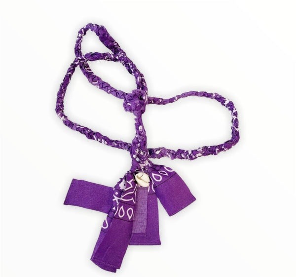 Collana cintura bandana  con conchiglia vari colori