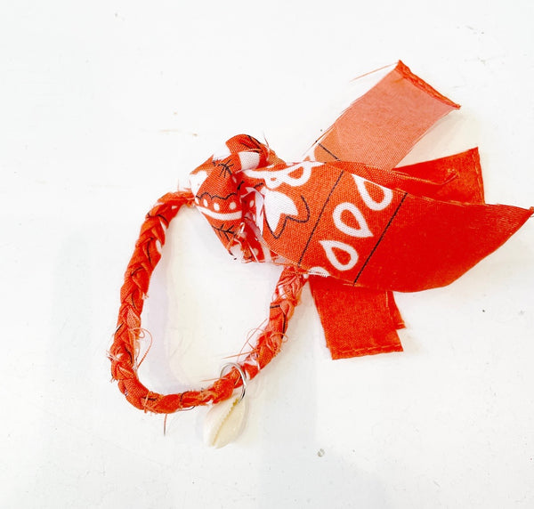Bracciale cavigliera bandana treccia