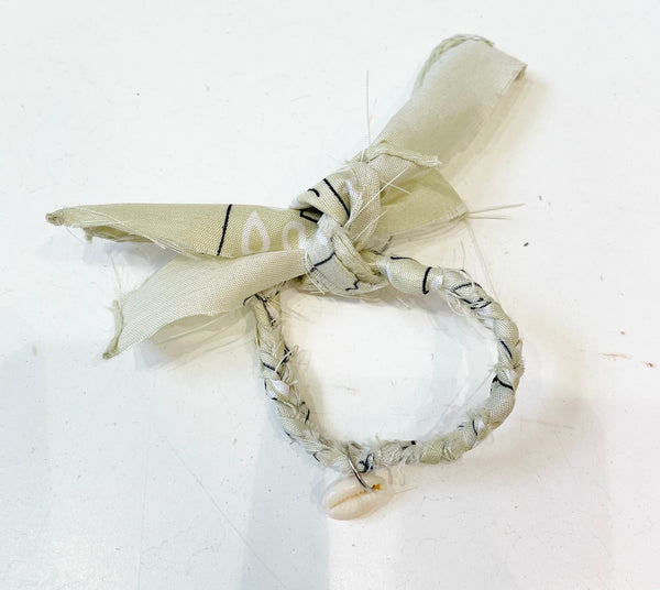Bracciale cavigliera bandana treccia