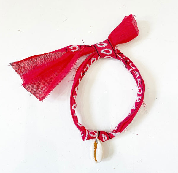 Cavigliera bracciale bandana e conchiglia