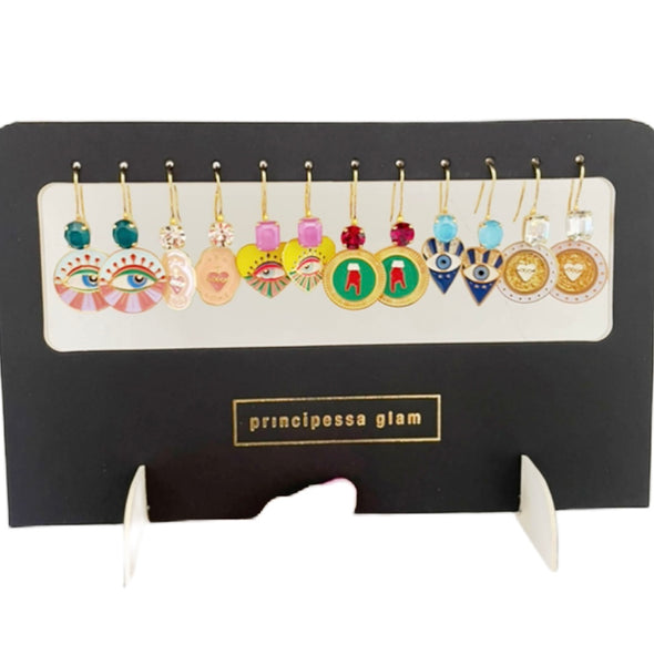 Coppia orecchini Magic principessa glam