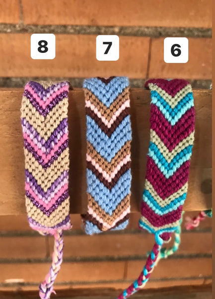 Bracciale  cavigliera filo colorato friendship handmade