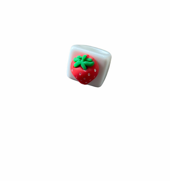 Anello resina fragola l’anello sceglie dove andare