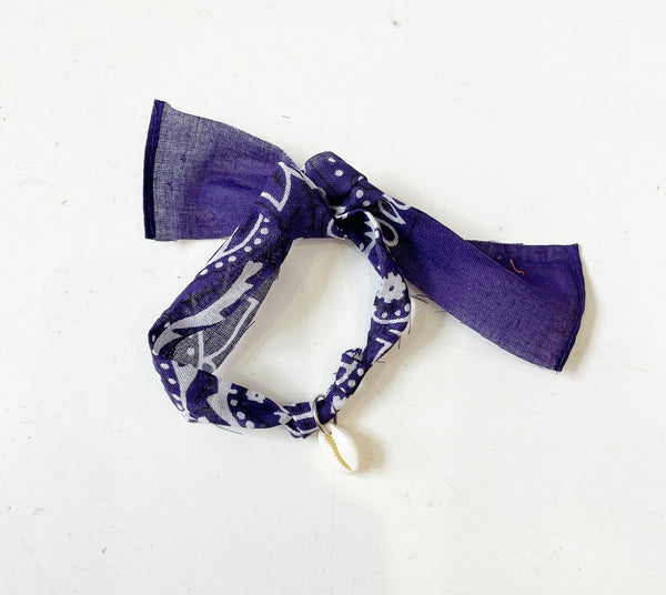 Cavigliera bracciale bandana e conchiglia