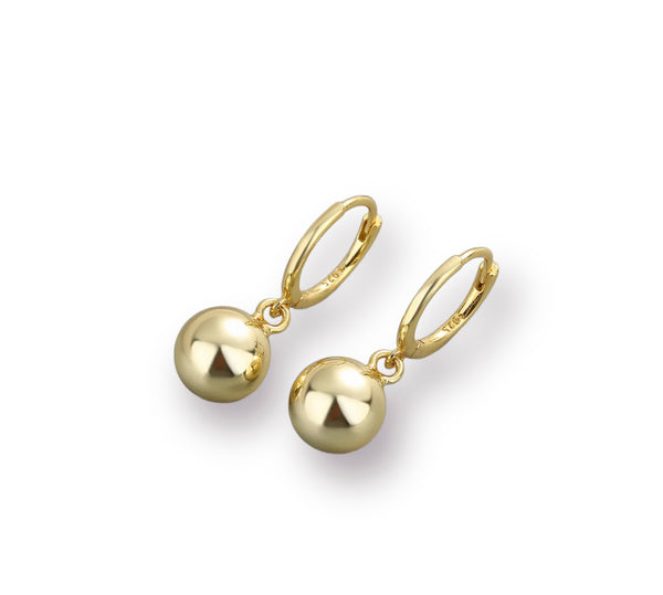 Mono orecchino sfera argento 925