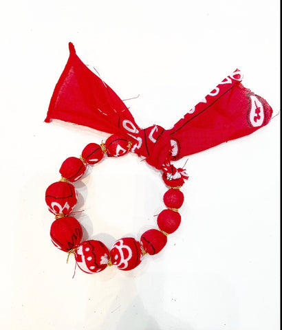 Bracciale cavigliera bandana sfere