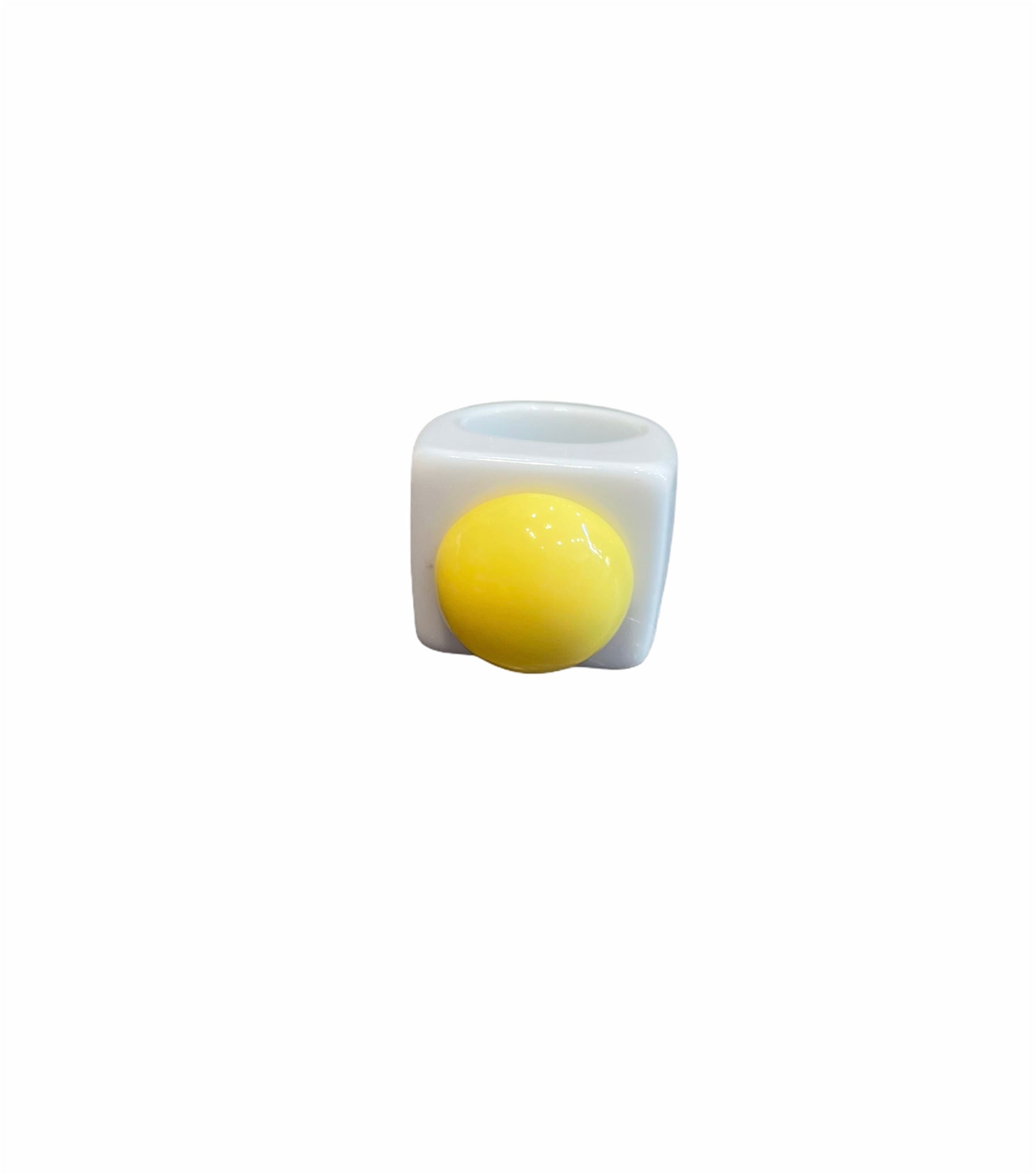 Anello resina con  cuore l’anello sceglie dove andare