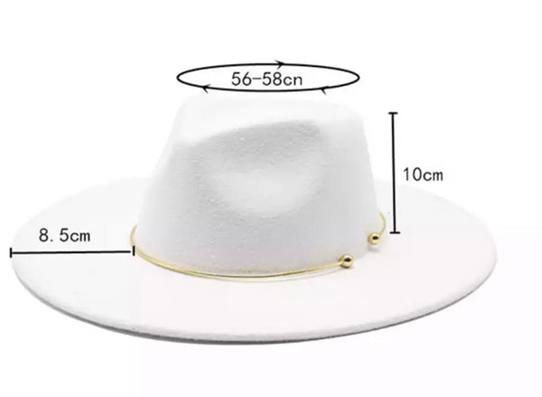 Cappello Fedora con Doppio accessorio estraibile vari colori