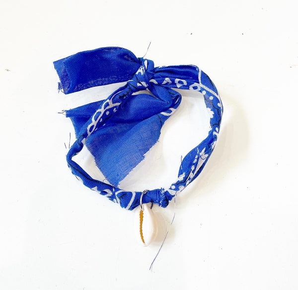 Cavigliera bracciale bandana e conchiglia