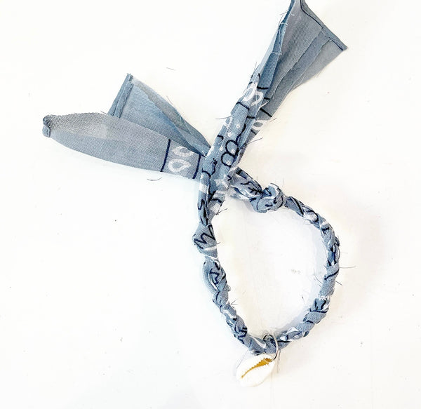 Bracciale cavigliera bandana treccia
